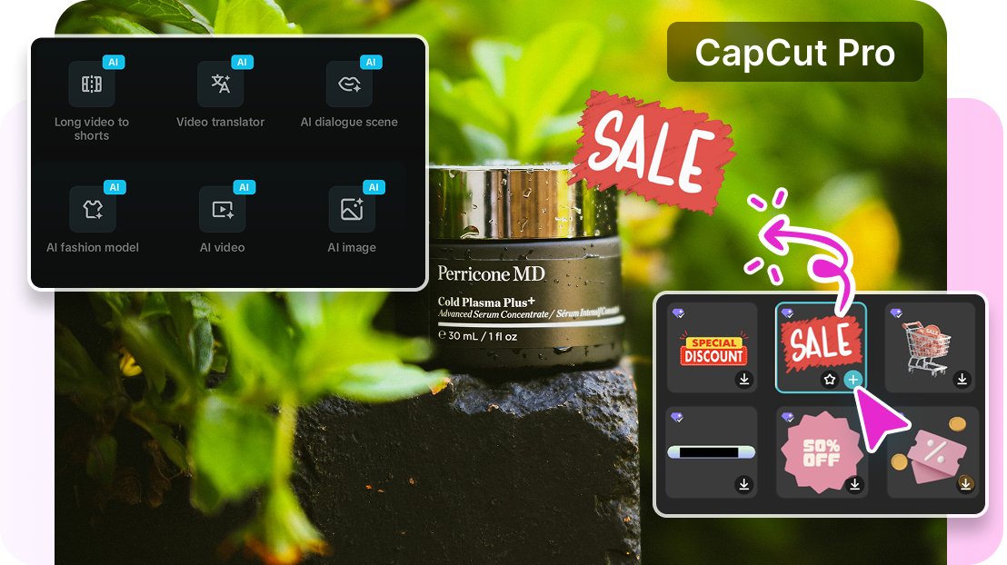 CapCut Pro features for Black Friday sales