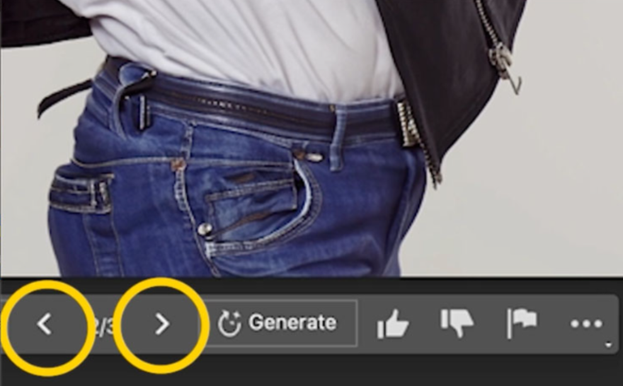Refining the image generated with Adobe Firefly