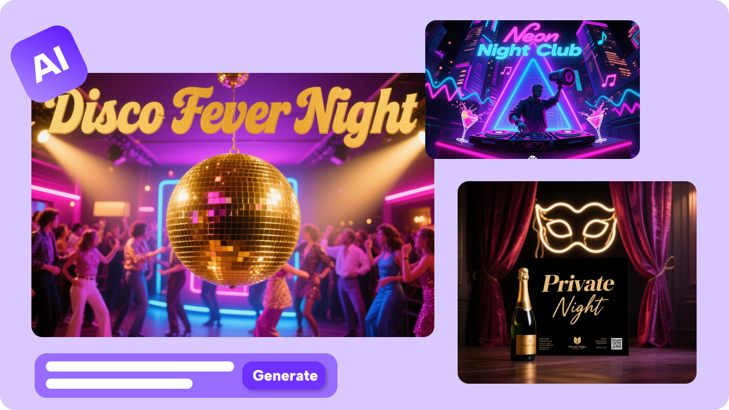 Club flyer design