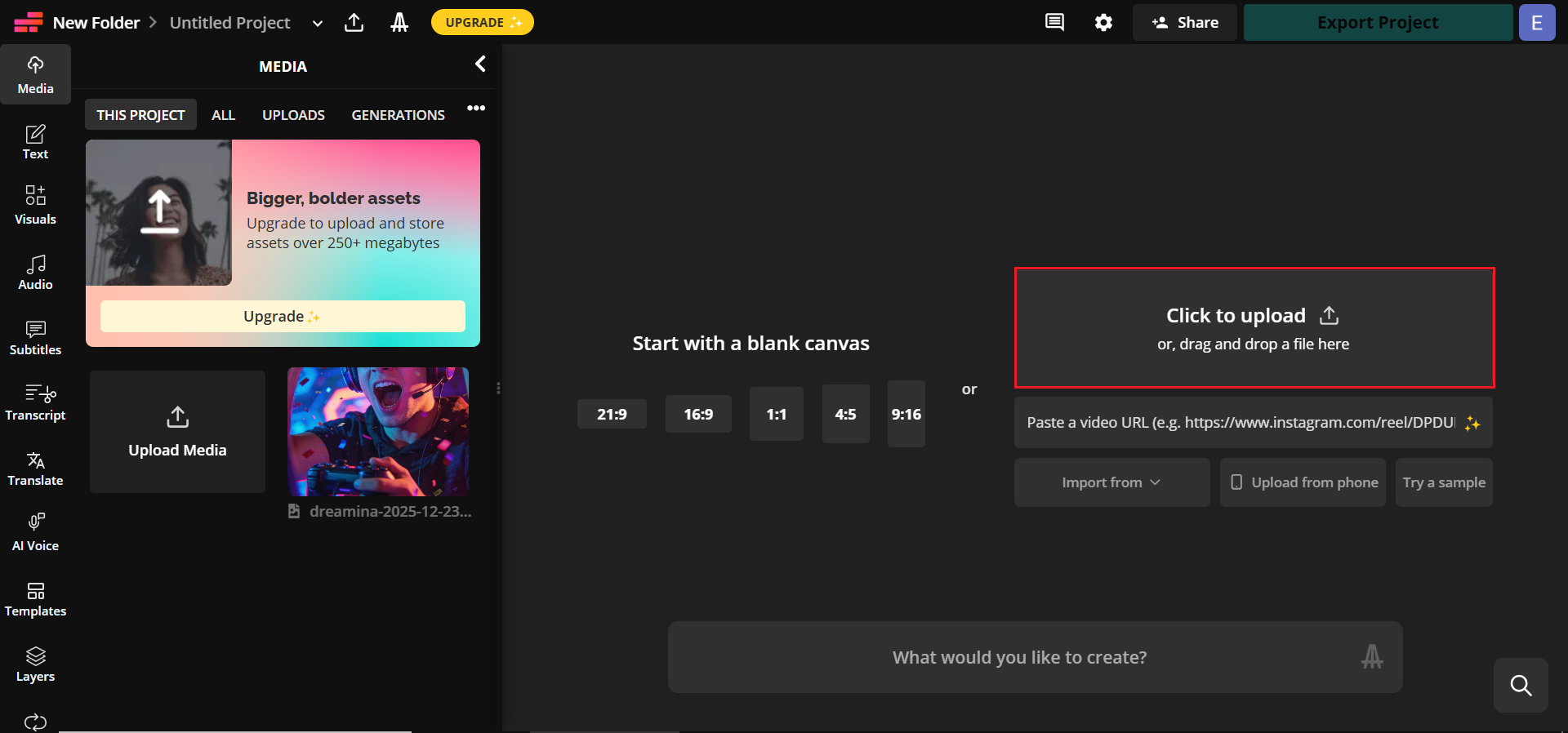 Upload your image or video frame