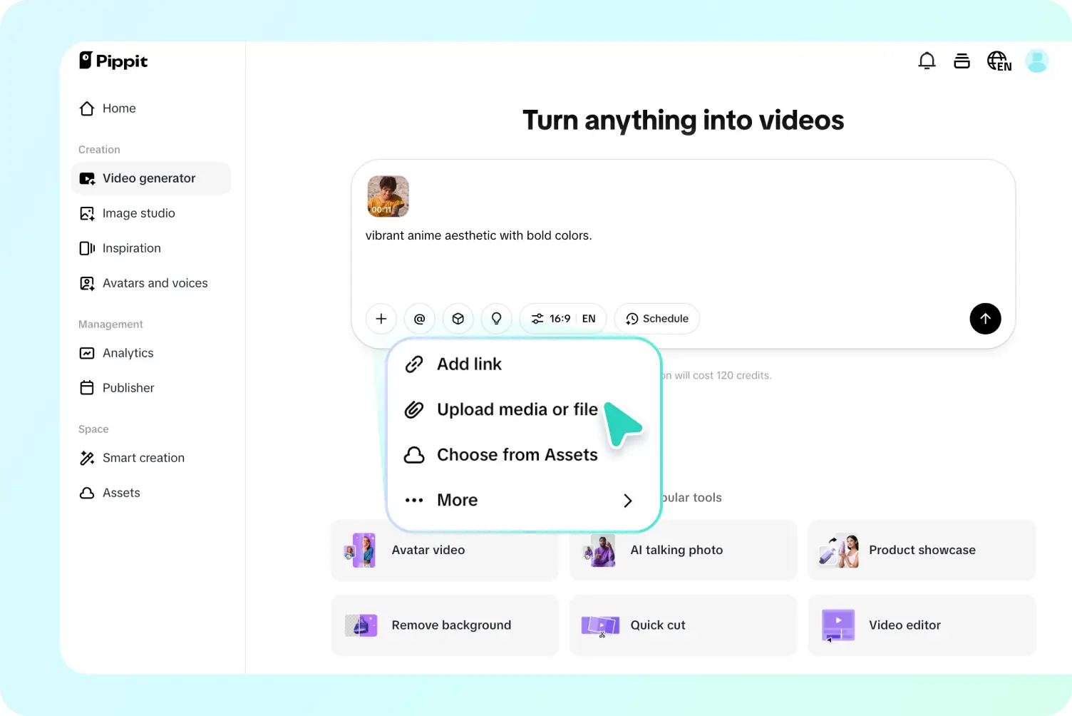 Upload a video