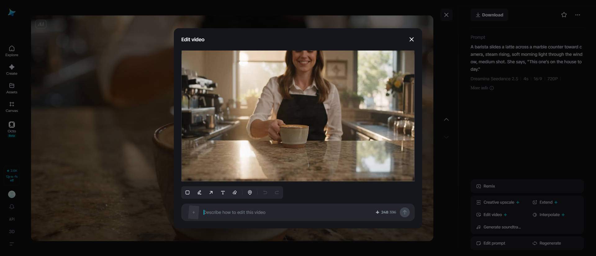 Localized video editing