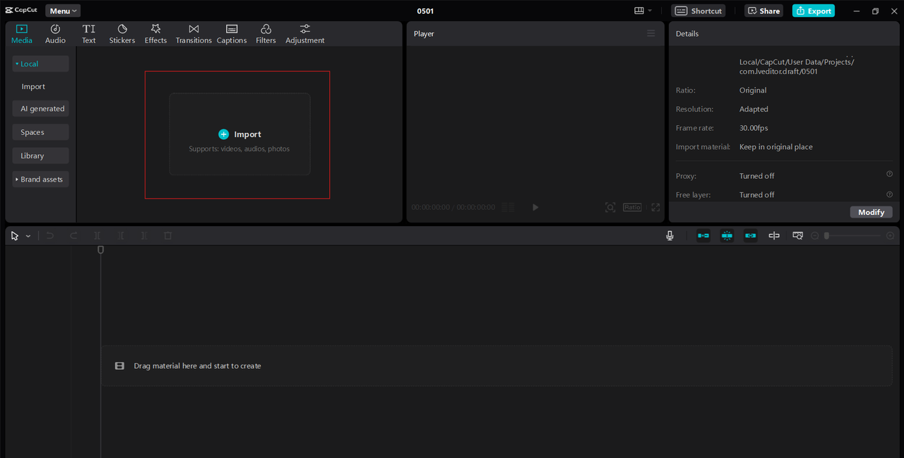 CapCut translate a video online free