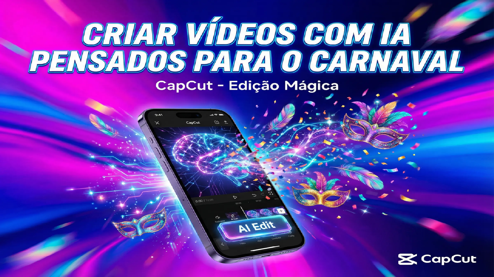 Criar vídeos com IA pensados para o Carnaval