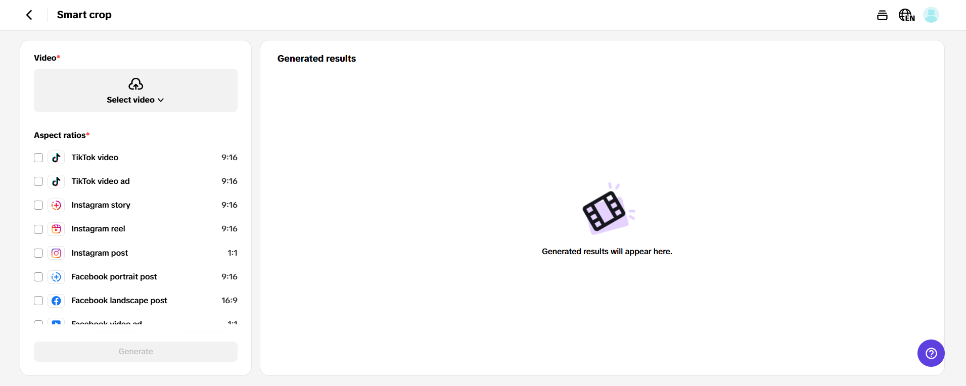 Crie publicações de vagas para diferentes redes sociais.