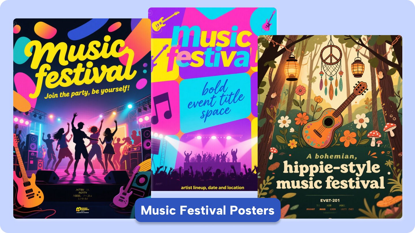 音楽フェスティバルポスター