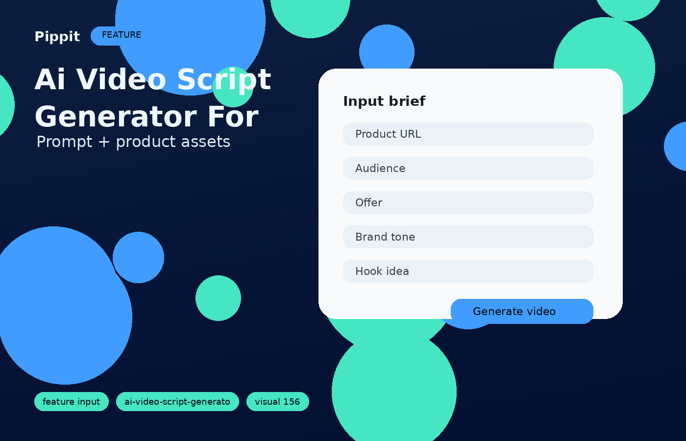 Ai Video Script Generator for Tiktok turn rough inputs into a ready video direction visual