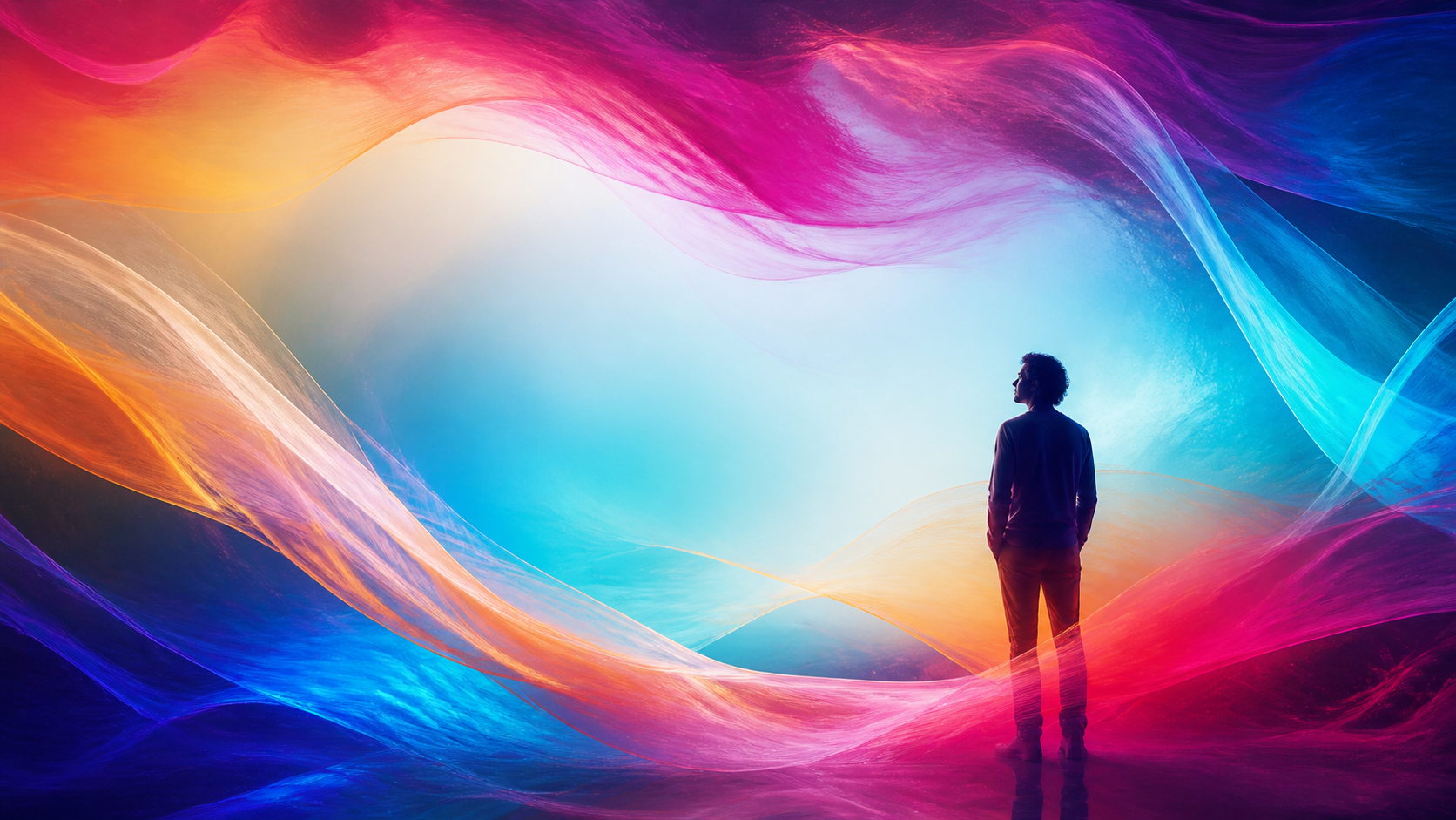 LSD Hallucinogenic Color Waves original Dreamina visual