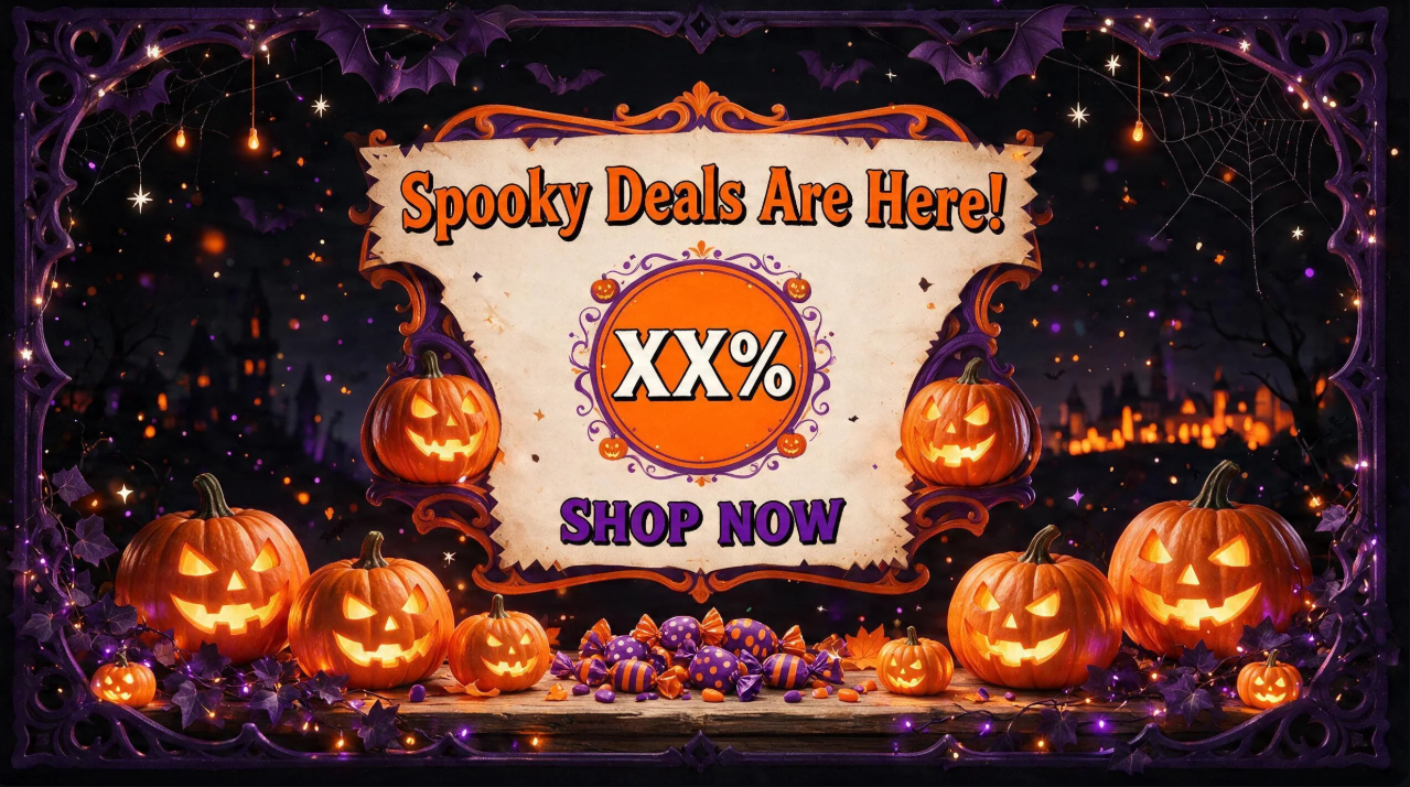 Halloween-Verkaufsposter