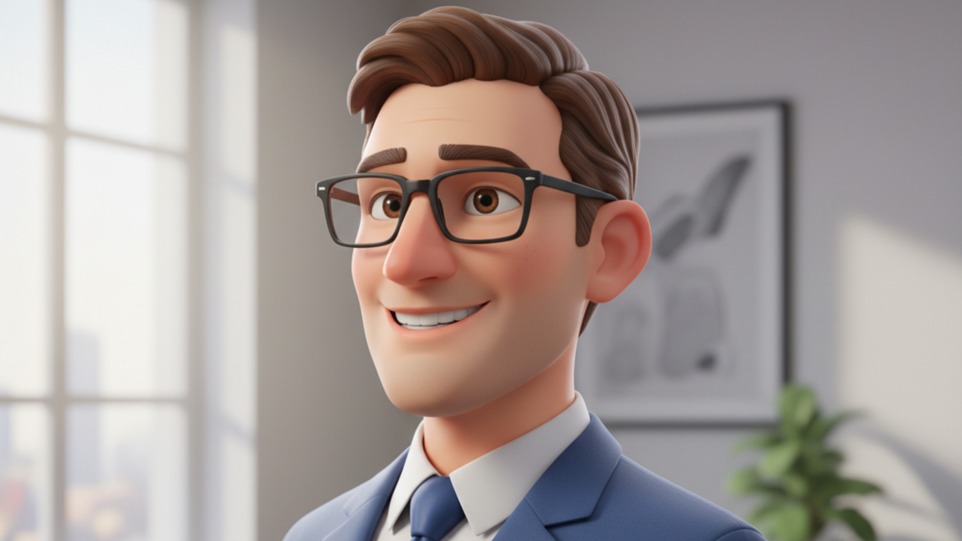 Professional cartoon avatar