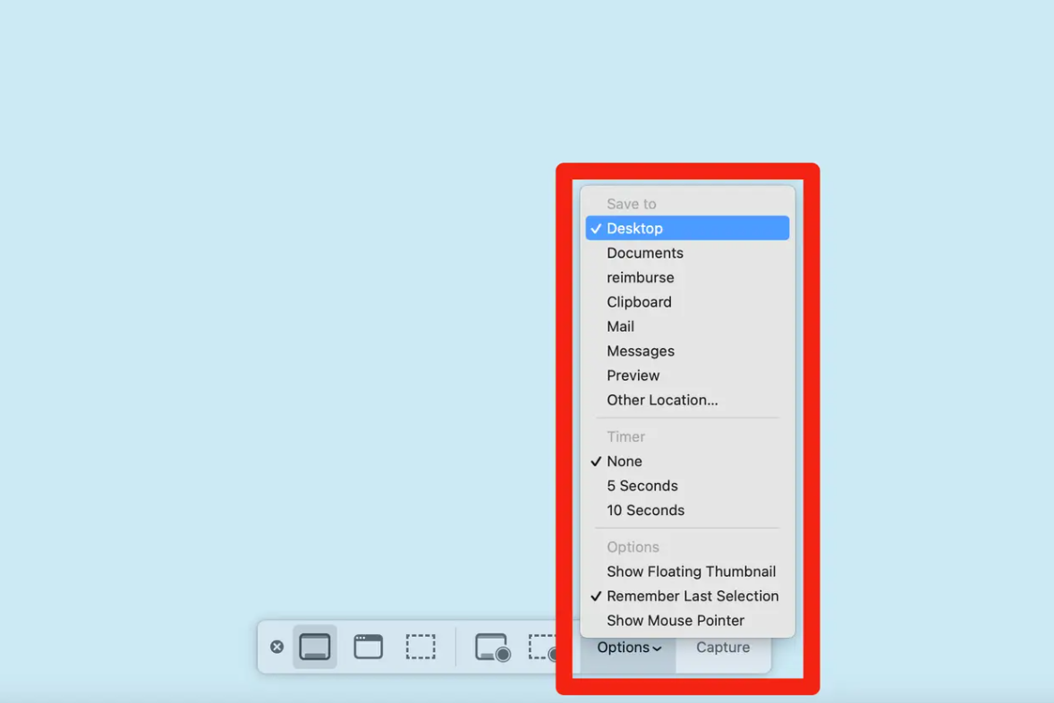 Bild som visar hur man skärminspelar på en Mac med VoiceOver