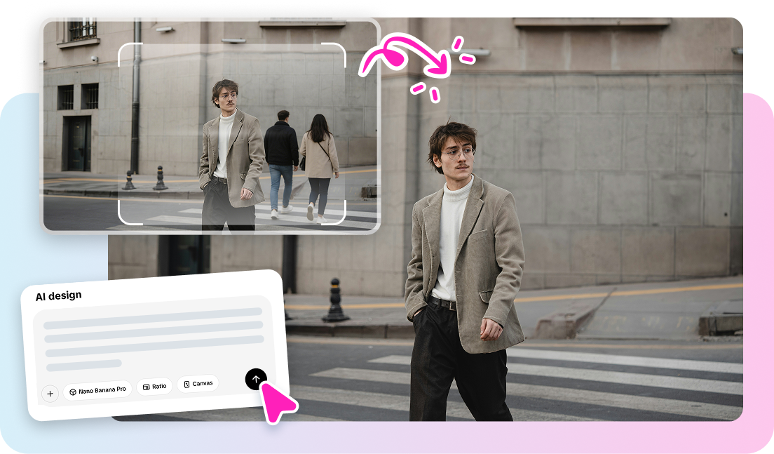 זיהוי אנשים ברקע מבוסס AI