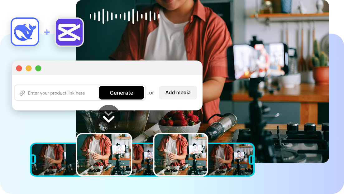 Перетворюйте будь-які URL на відео, створені за допомогою ШІ, миттєво.