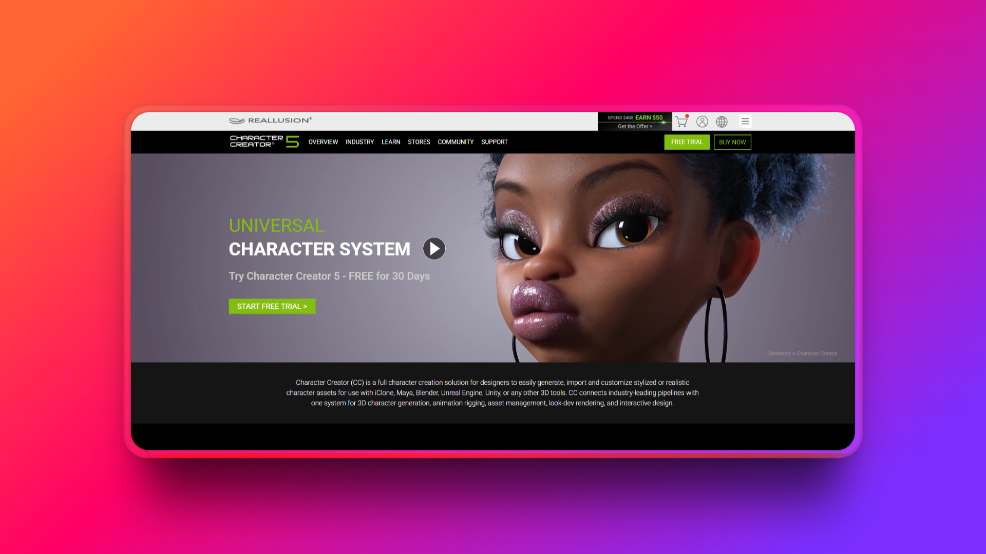 Creating your own avatar using CC4