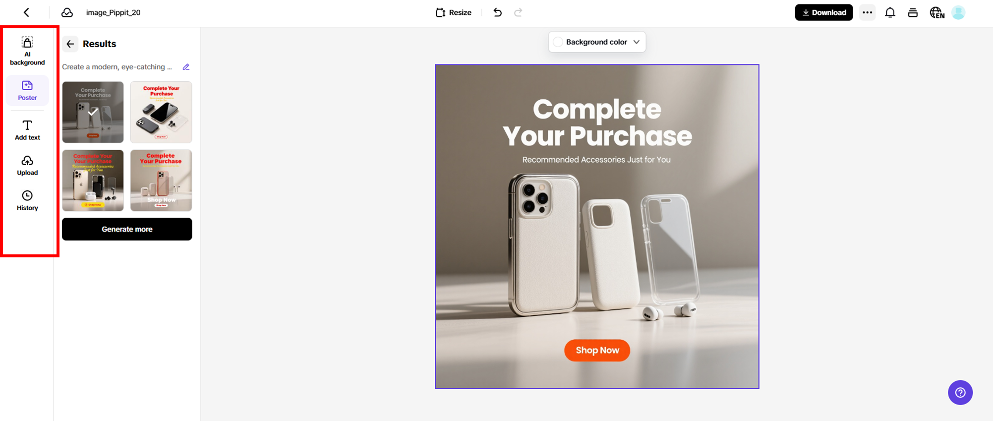 Customize your poster