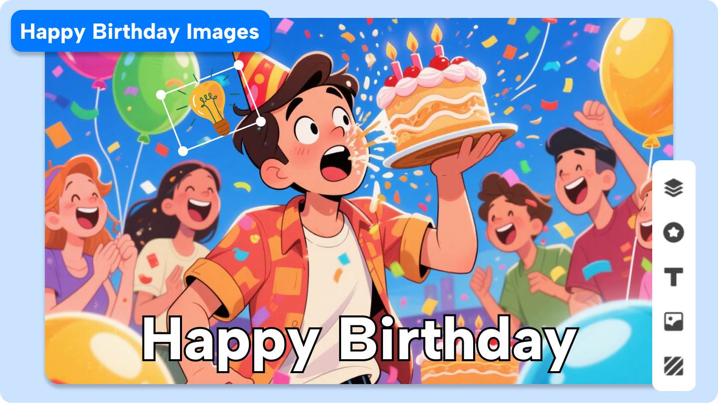 Verjaardag-emoji - Free Vector Download | VectorPortal, image size:1440x810