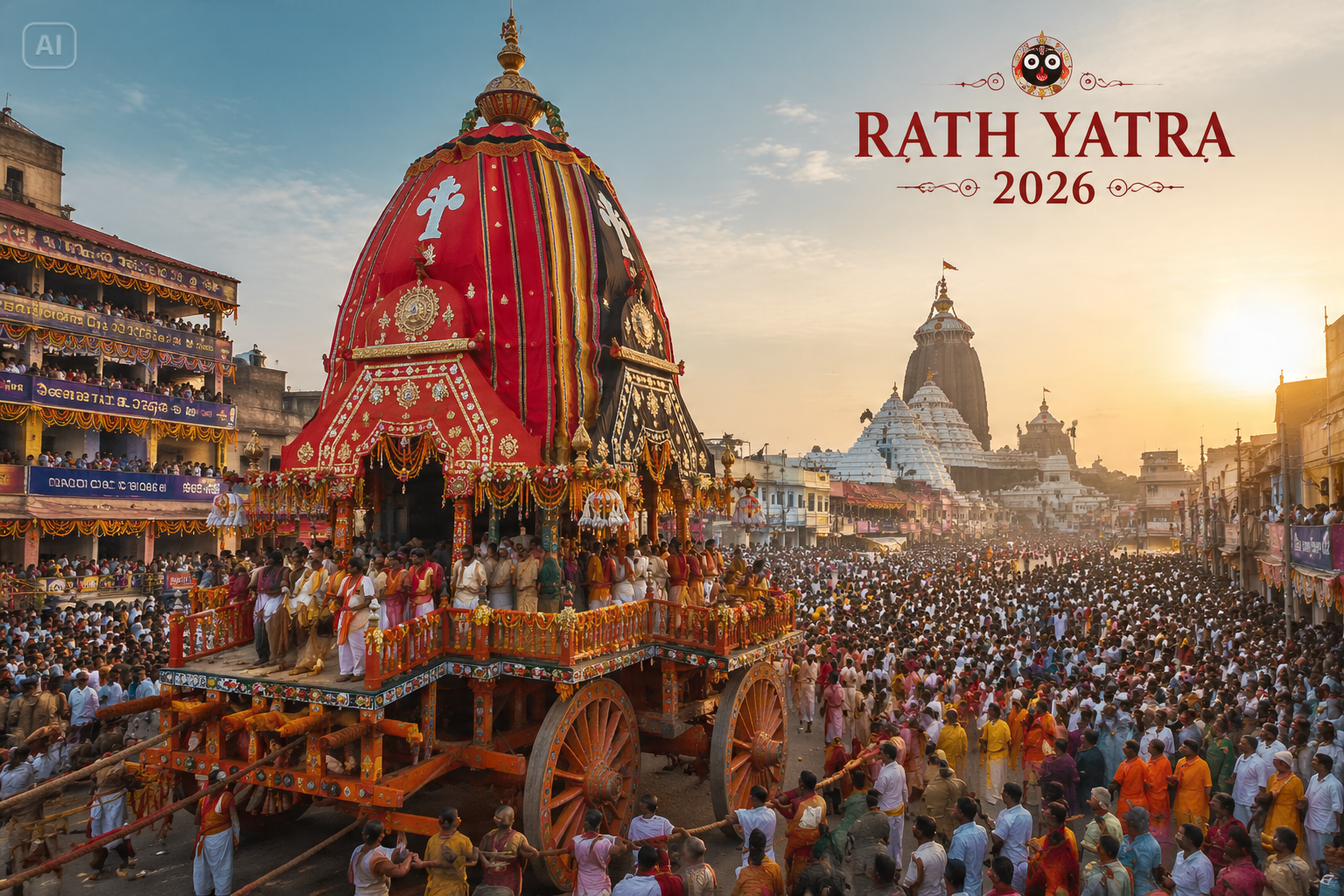 Prompt de IA foto de Rath Yatra