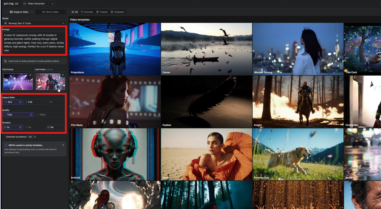 Personalizar e gerar