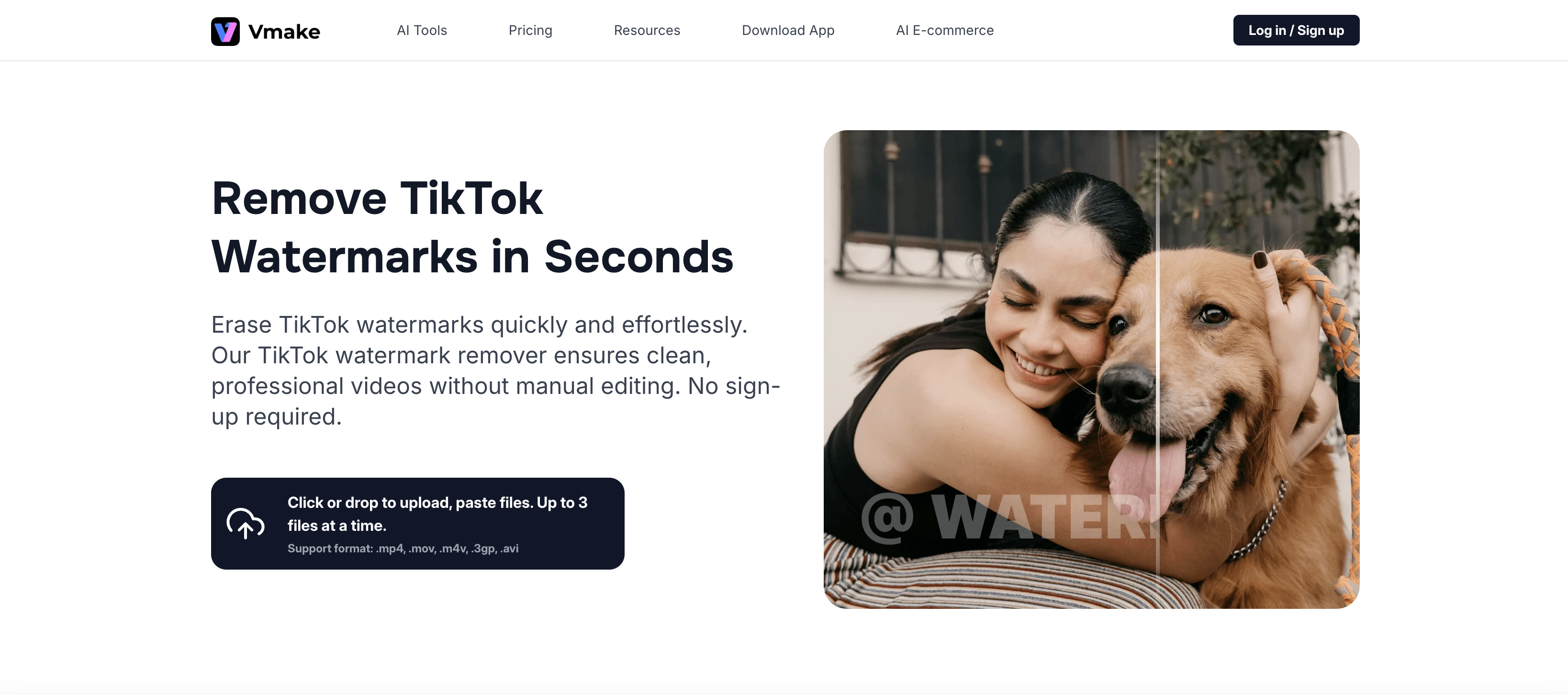 Vmake - TikTok watermark remover