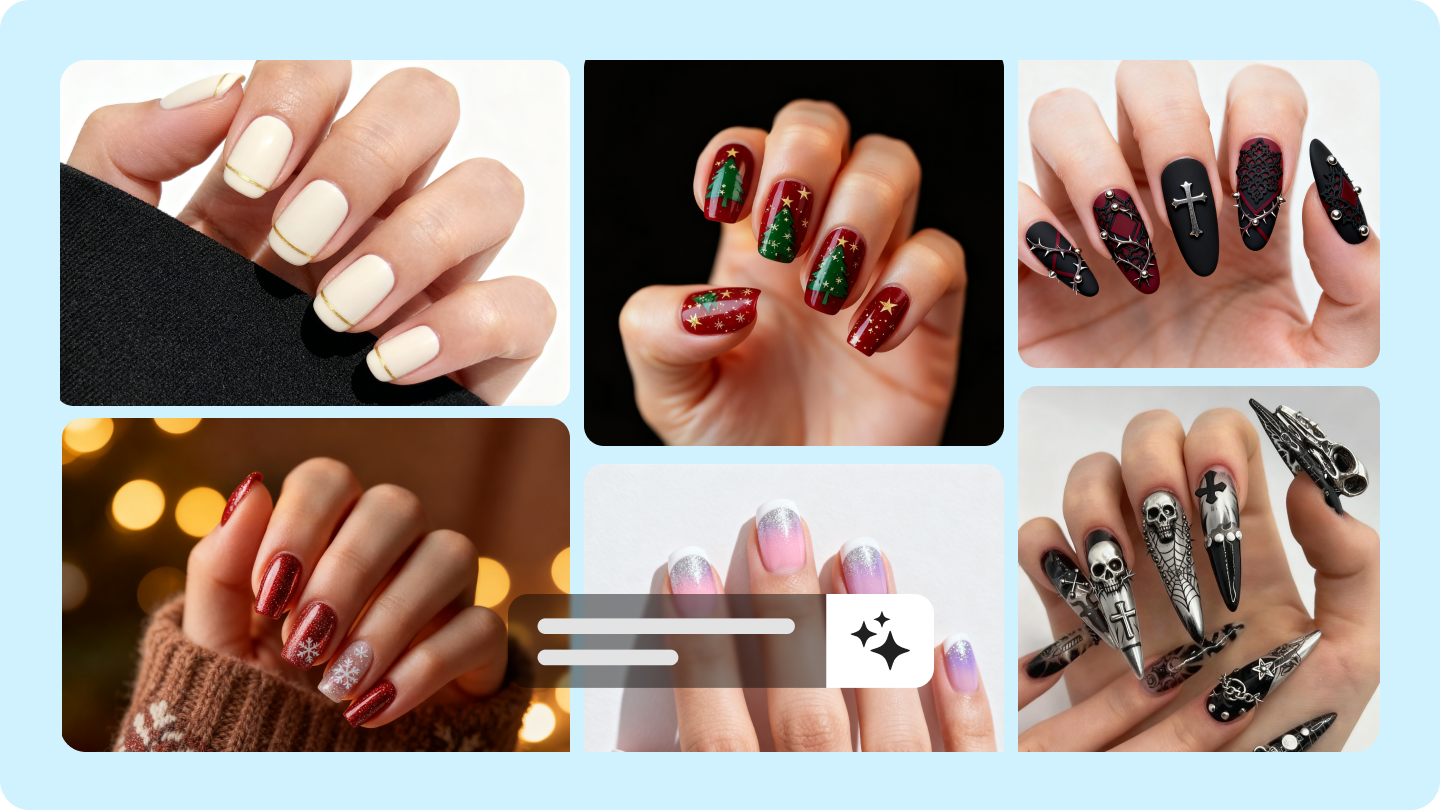 diseños de uñas con IA