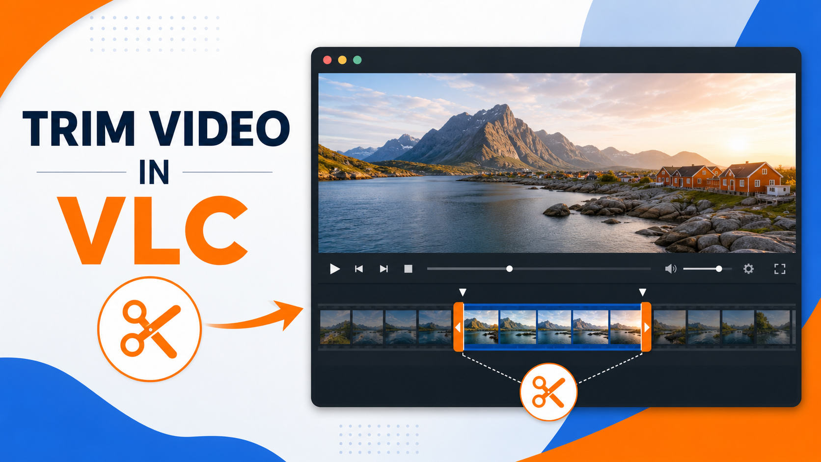How to trim video in VLC tutorial cover