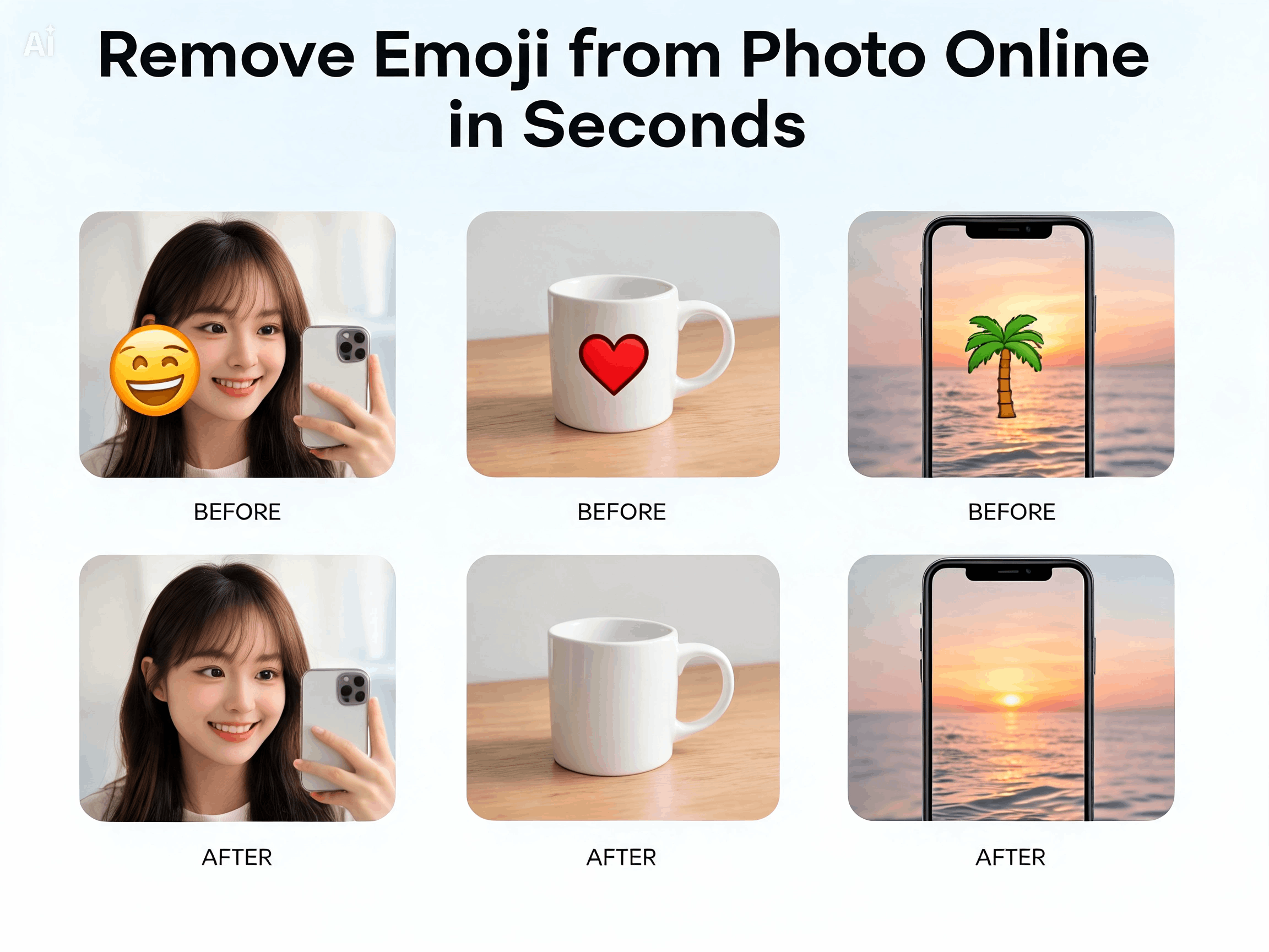 Eliminar Emoji de Photo Online en Segundos