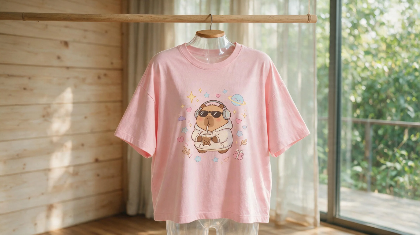 Cute animal T-shirt visual