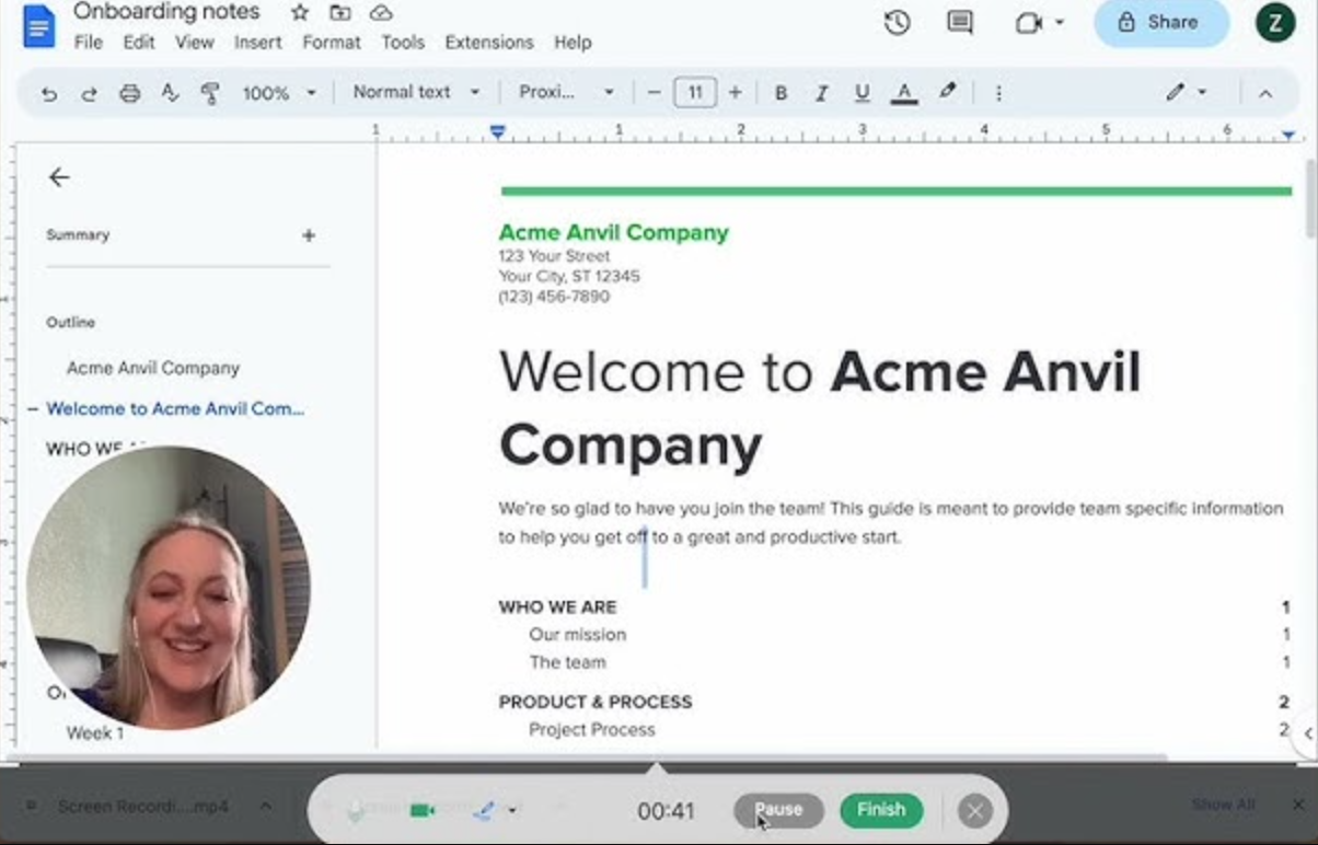 Interface ng Zight - ang perpektong GIF recorder para sa PC