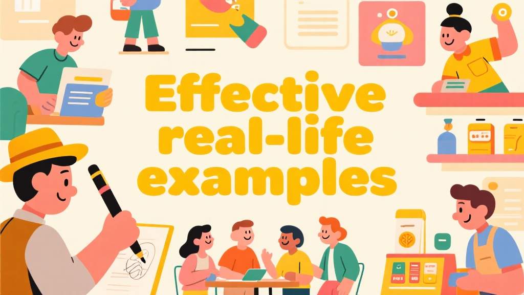 Effective real-life examples