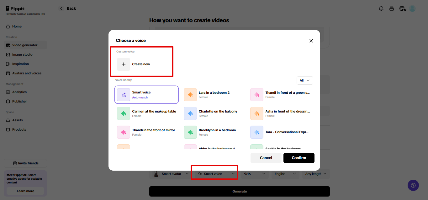 Generating baby voice