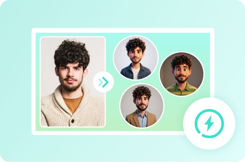 Creați rapid avatare de desene animate în stil Pixar în Dreamina