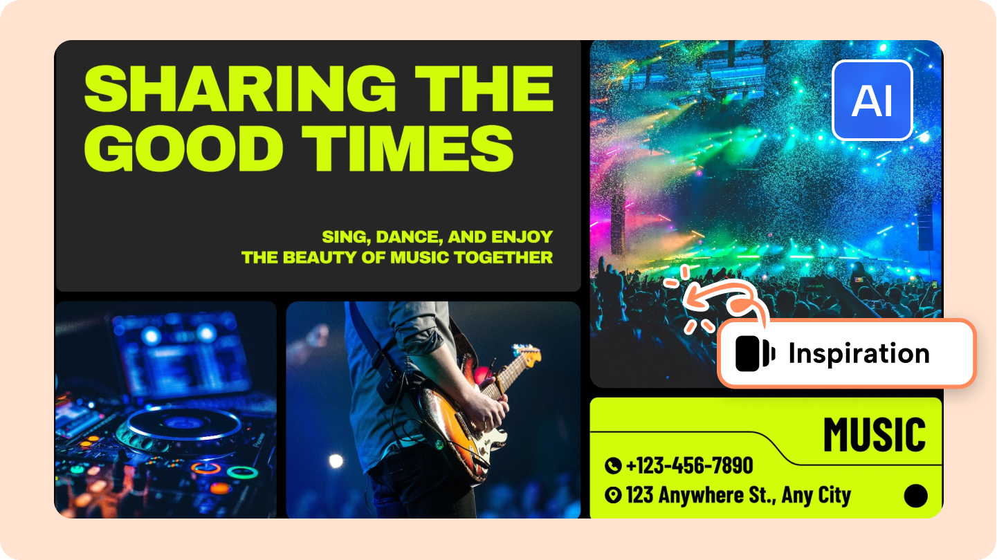 Create festival advertisements