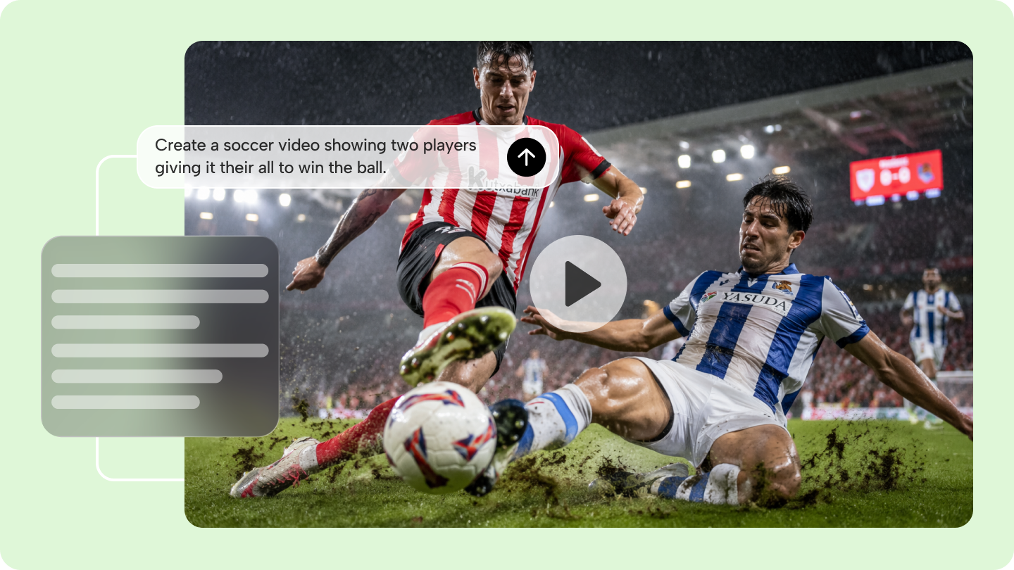 Crea mejores videos de fútbol de la Copa del Mundo con sugerencias de IA