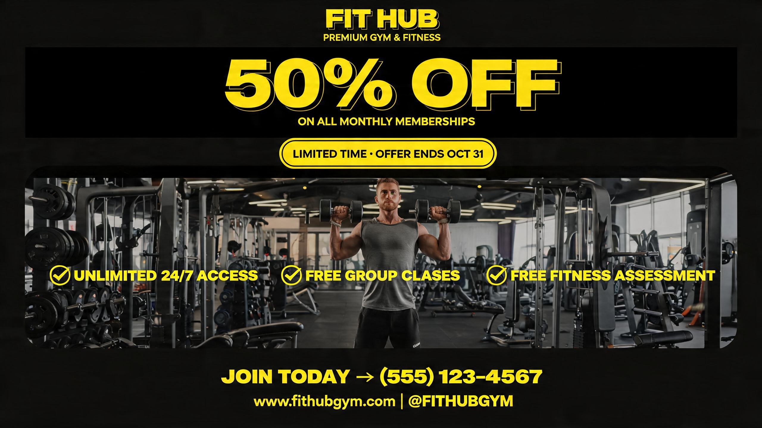 Membership discount flyer