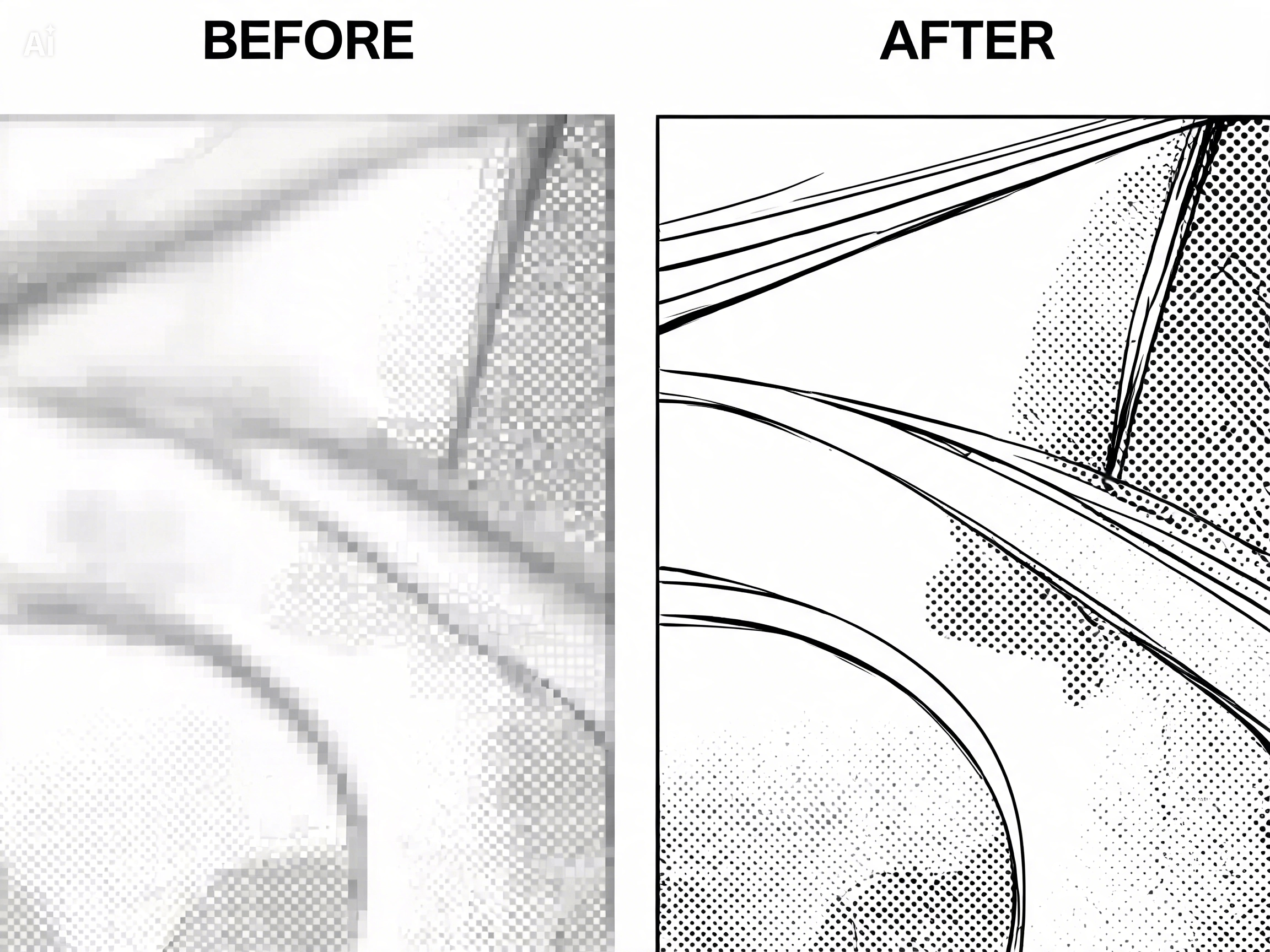 Prepare manga pages for print