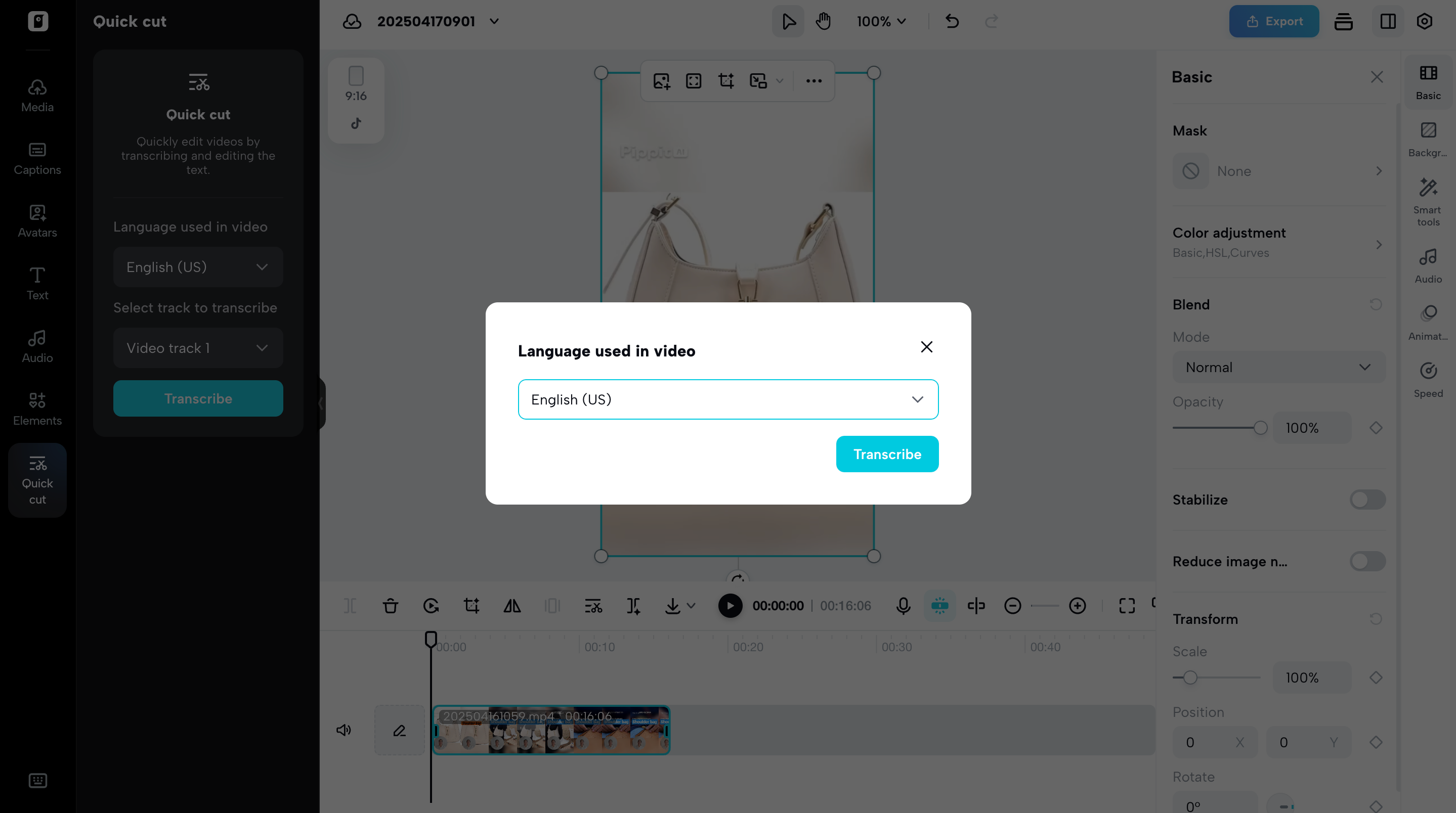 Get the YouTube script