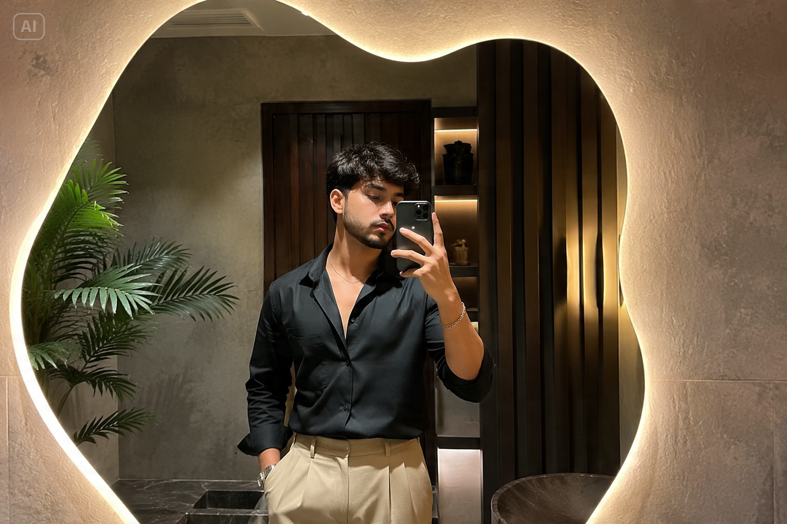 AI Mirror Selfie features