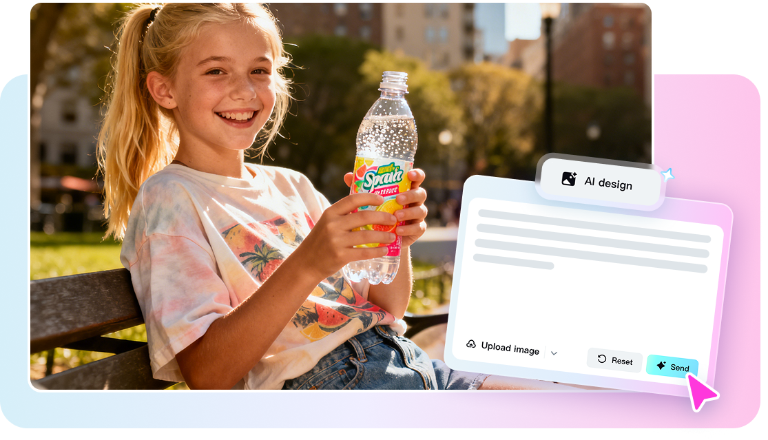 Crisp, coherent in-scene text