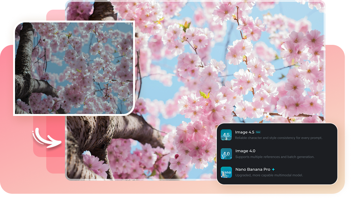 DreaminaのAIカラーコレクションモデル
