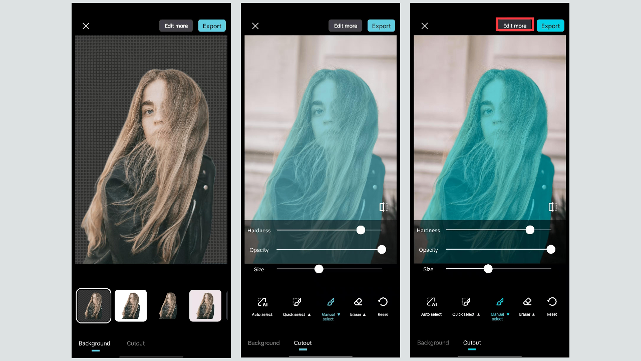 Use the AI Cutout Tool
