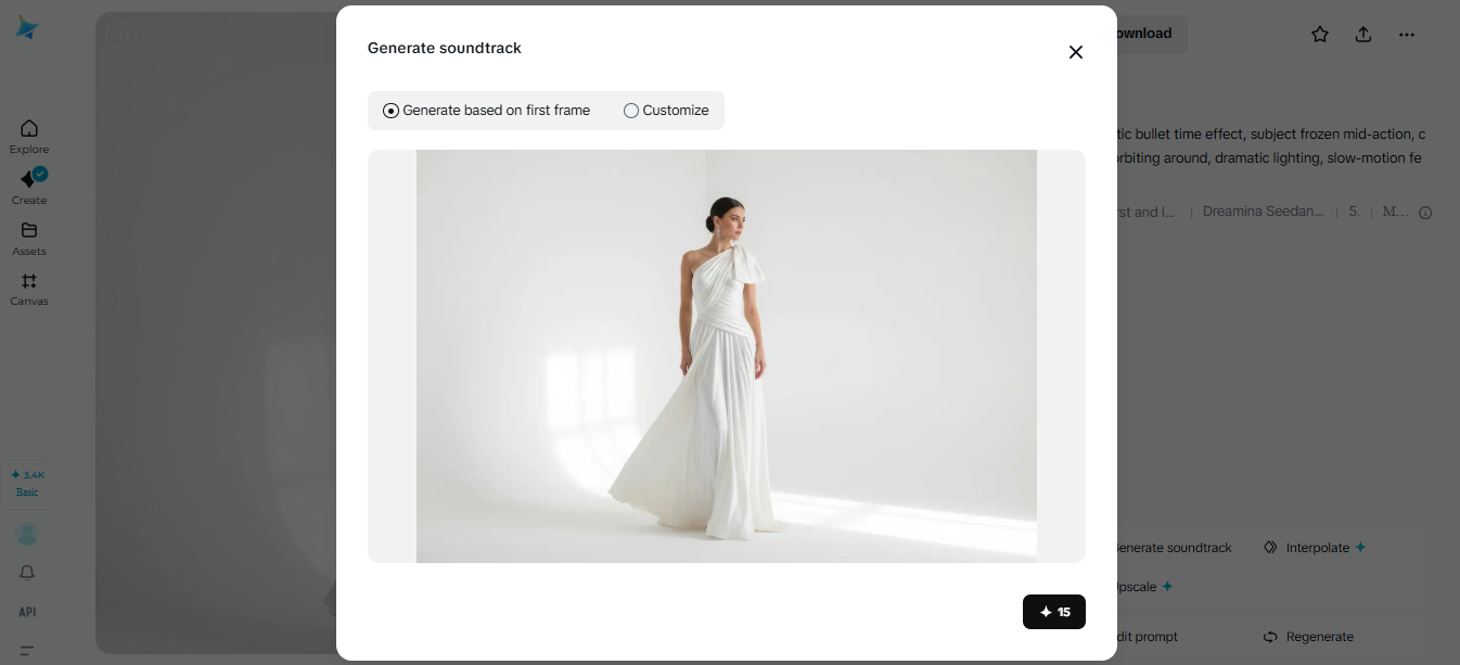 Generați coloană sonoră