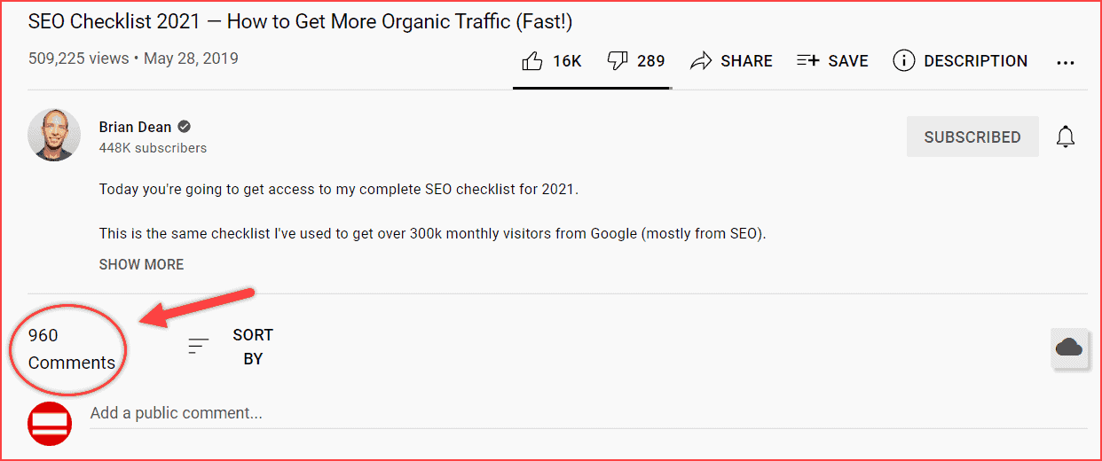 Commentaires et engagement - un KPI YouTube crucial pour réussir