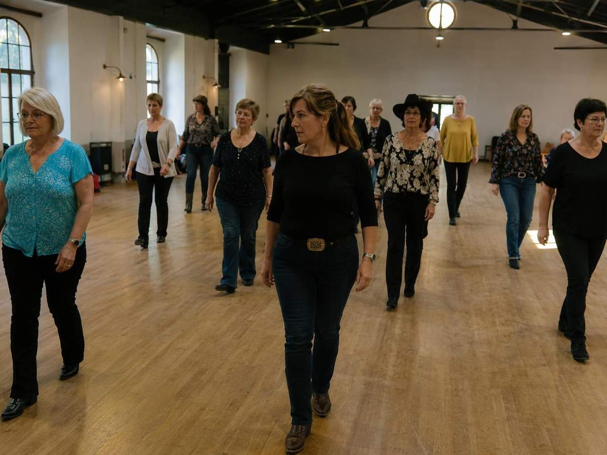 AI line dance generator snabb omslag 1 i 4: 3