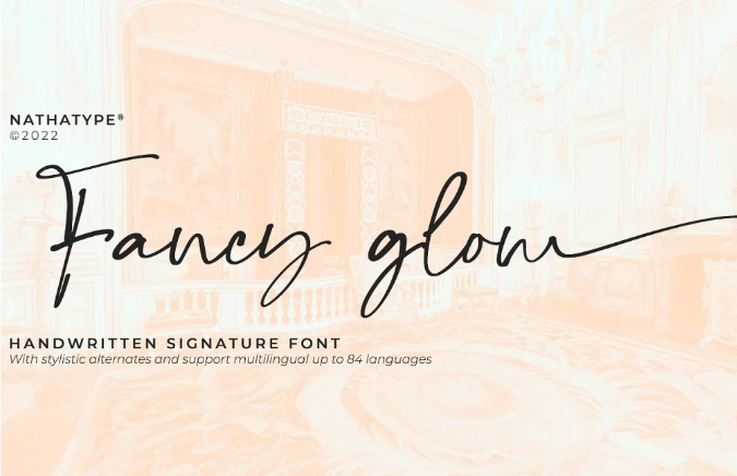 花式婚禮指令碼字型