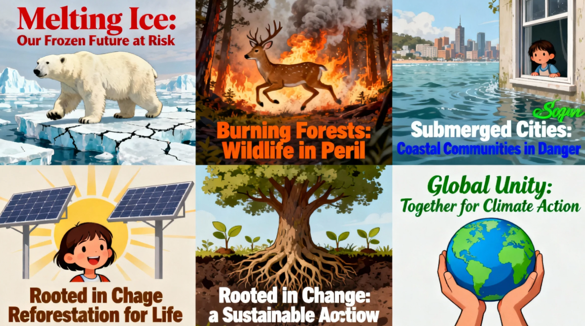 Presentation images created in bulk