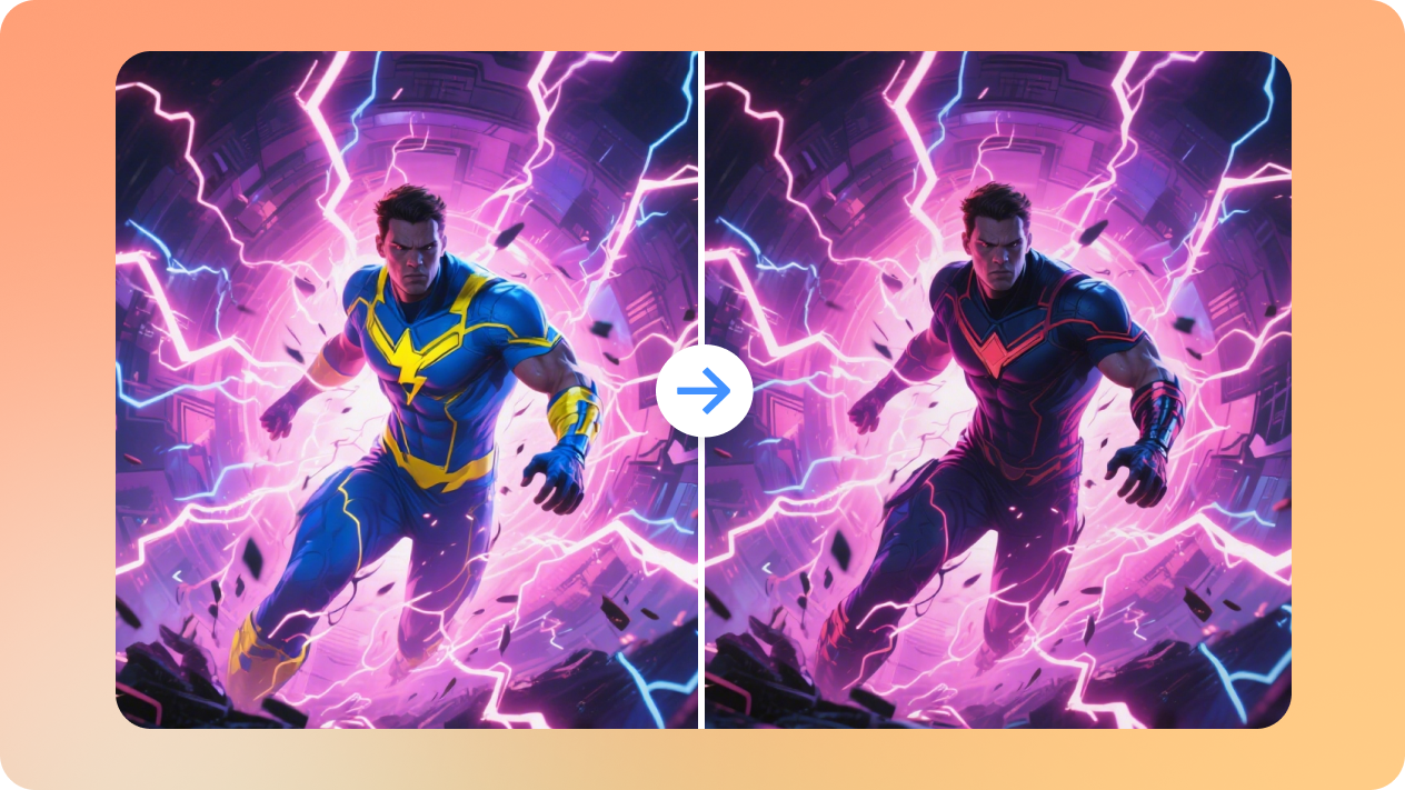 Pencipta superhero dari gambar