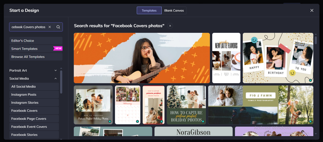 BeFunky- a famous Facebook event cover photo maker