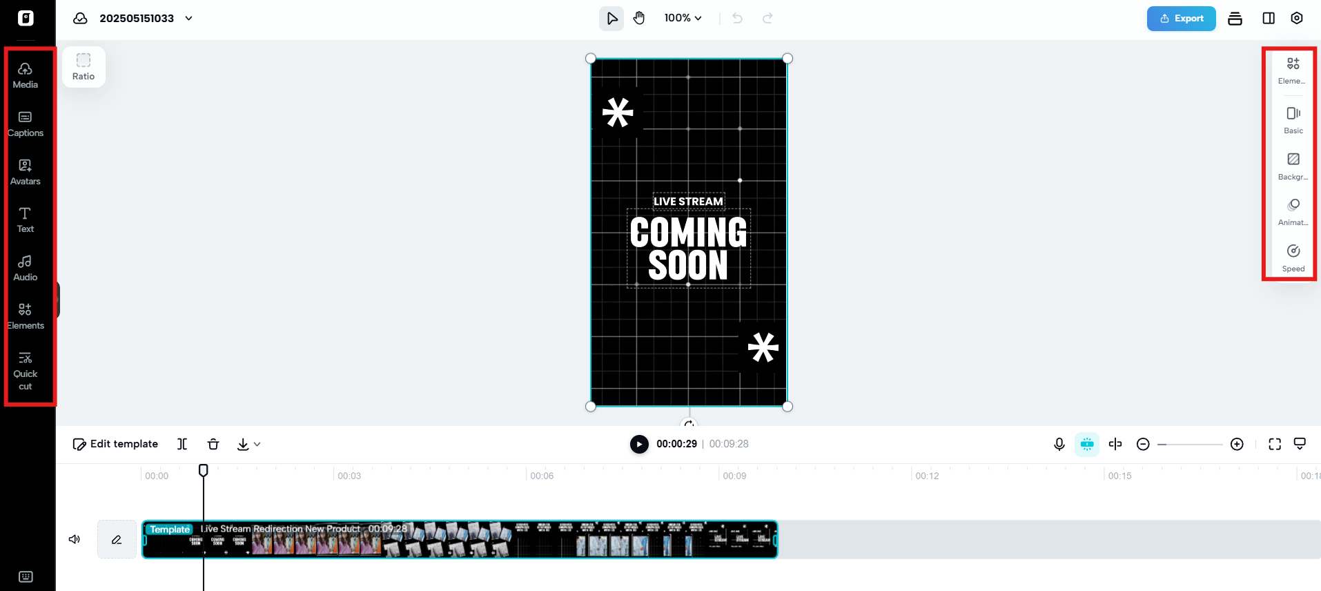 I-edit at i-customize ang video