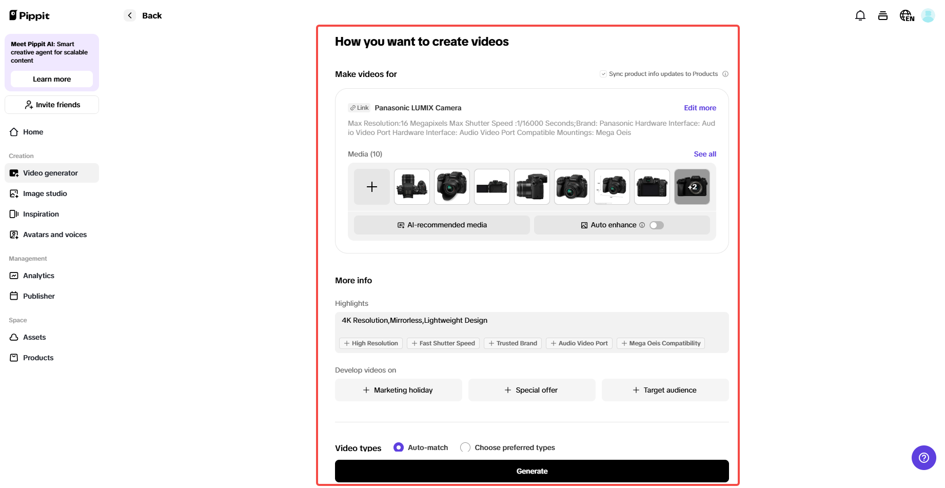 Highlight key product features