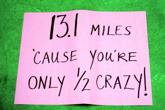 Half-marathon poster ideas